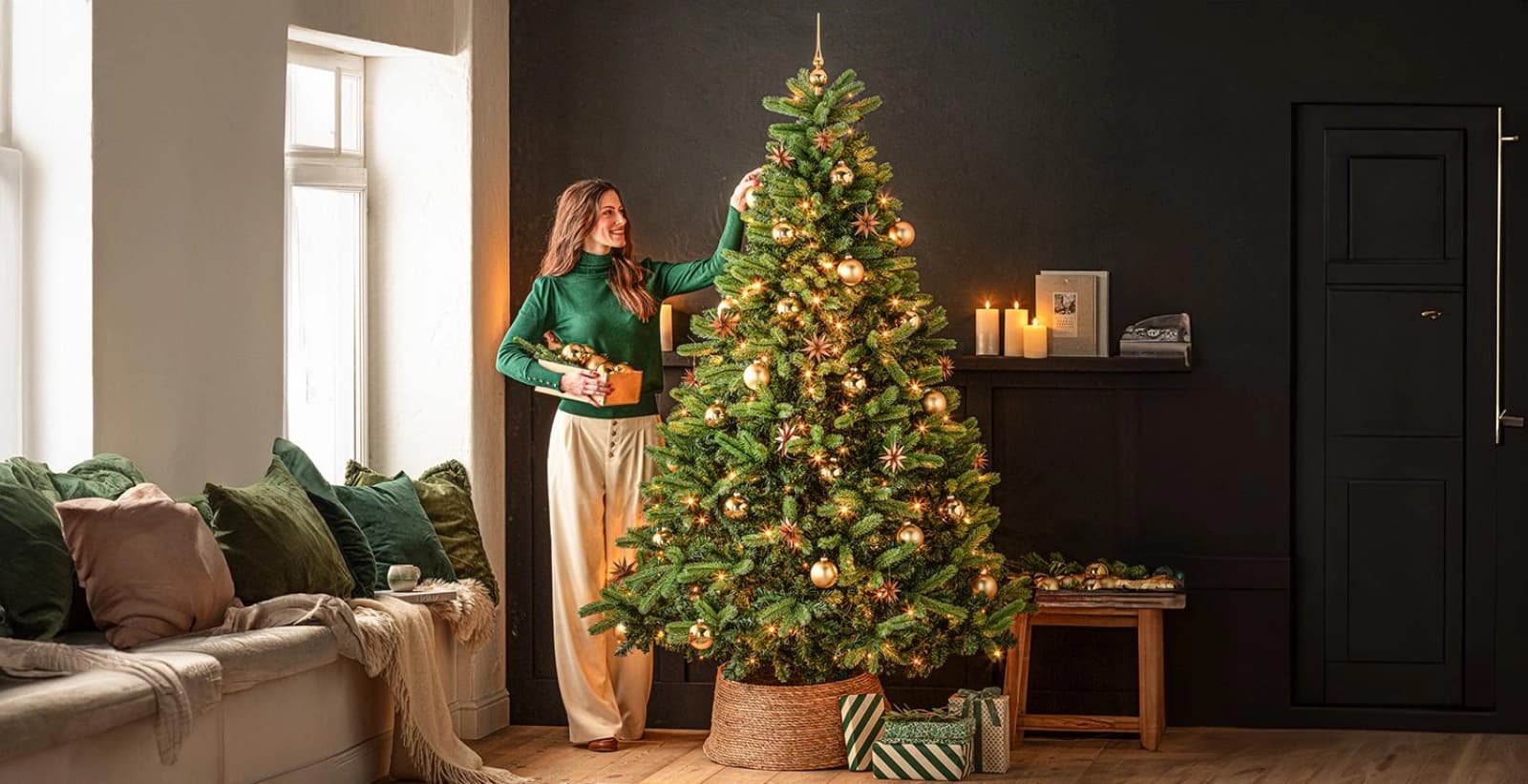 Künstliche Weihnachtsbäume