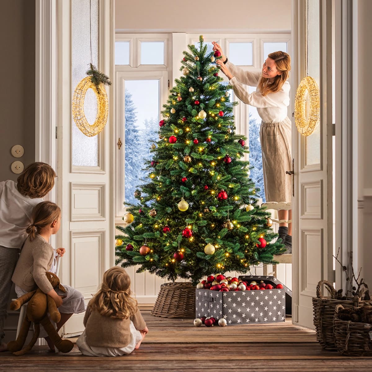 Geschmückter Weihnachtsbaum